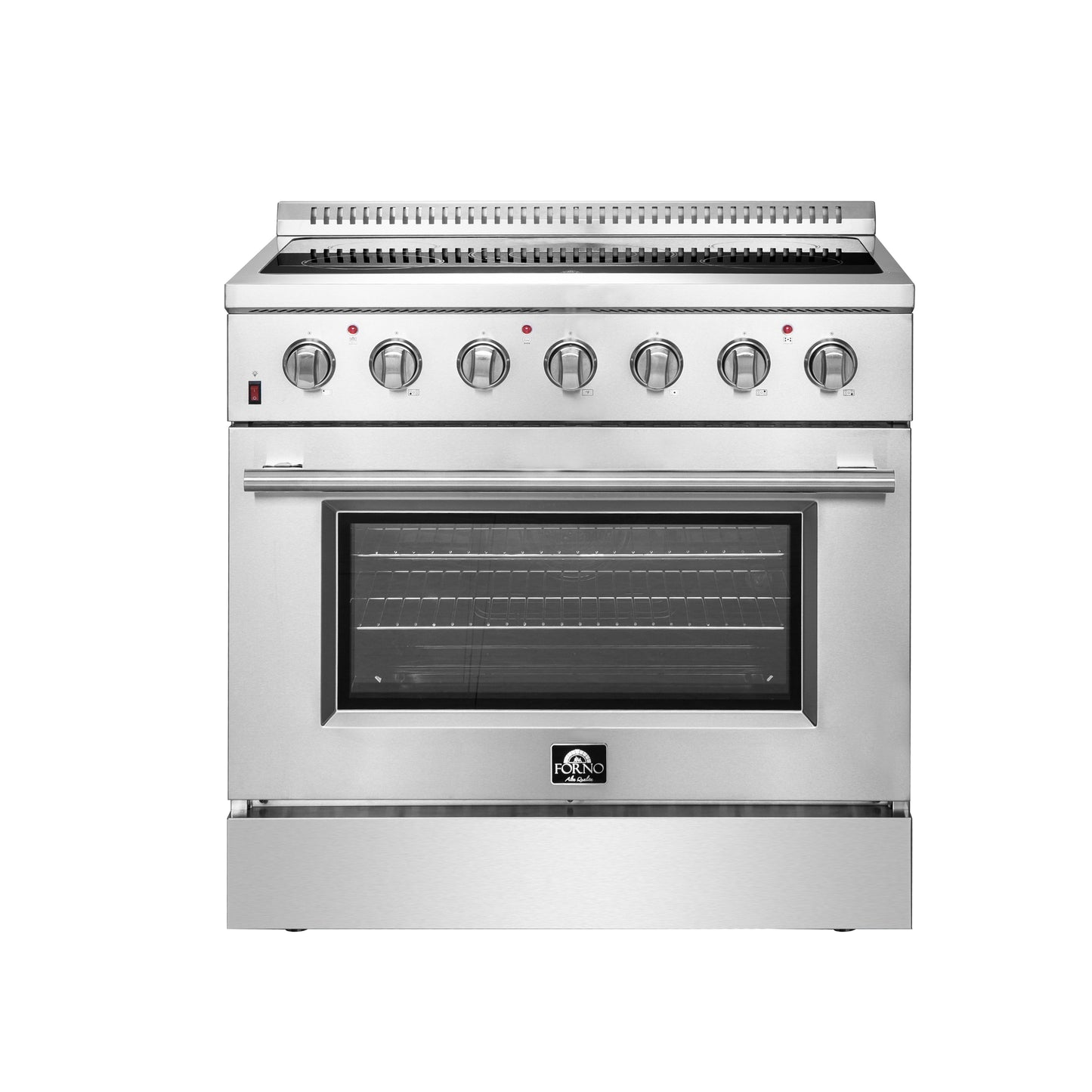 Forno Galiano 36-Inch Freestanding Electric Range, True Convection, Energy Efficient - Forno Appliances