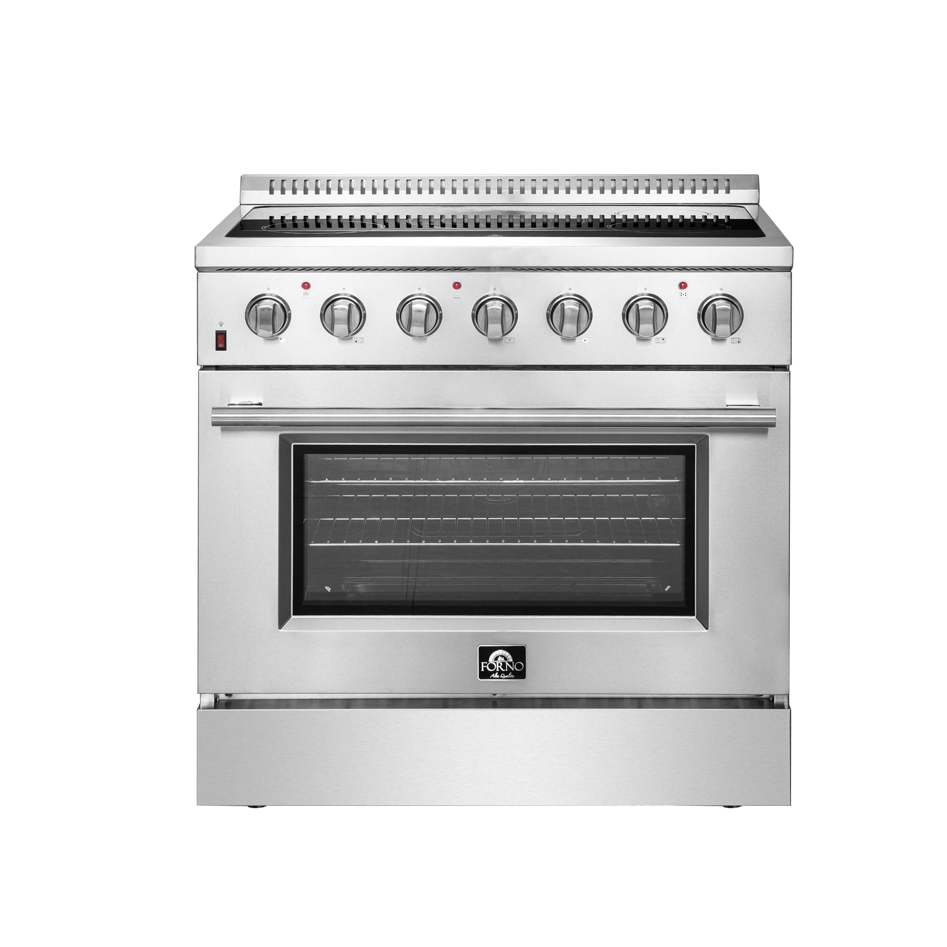 Forno Galiano 36-Inch Freestanding Electric Range, True Convection, Energy Efficient - Forno Appliances