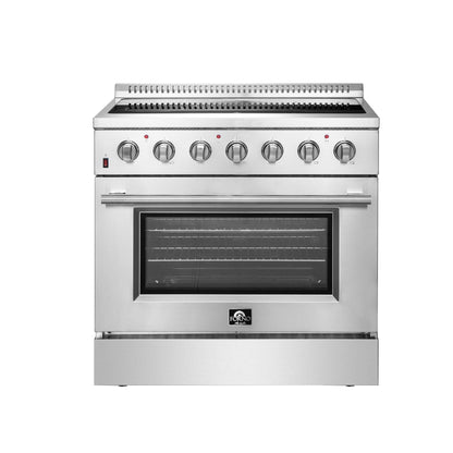 Forno Galiano 36-Inch Freestanding Electric Range, True Convection, Energy Efficient - Forno Appliances