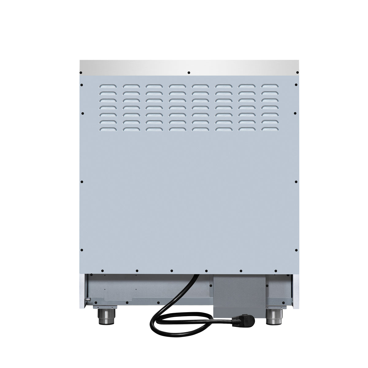 Cuisinière électrique à portes françaises Massimo 30 po, 5 brûleurs radiants, four à vraie convection de 4,32 pi³, kit de friteuse à air, noir - Forno Appliances