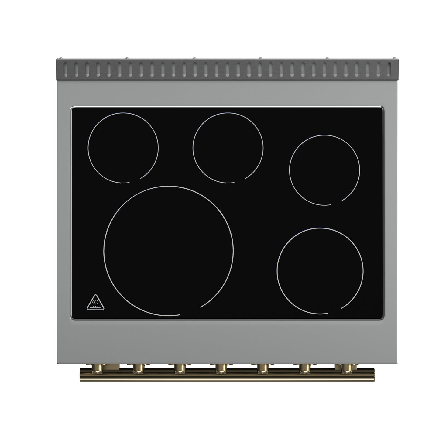 Cocina eléctrica independiente Forno Paolo de 30 pulgadas, blanca, 4.38 pies cúbicos, horno de convección real, de bajo consumo