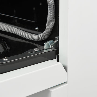 Cocina eléctrica independiente Forno Paolo de 30 pulgadas, blanca, 4.38 pies cúbicos, horno de convección real, de bajo consumo