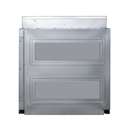 Horno eléctrico de pared Forno Asti de 30 pulgadas con puerta francesa en acero inoxidable, 3.68 pies cúbicos, convección real, 3600 W, freidora de aire, sous vide, autolimpieza