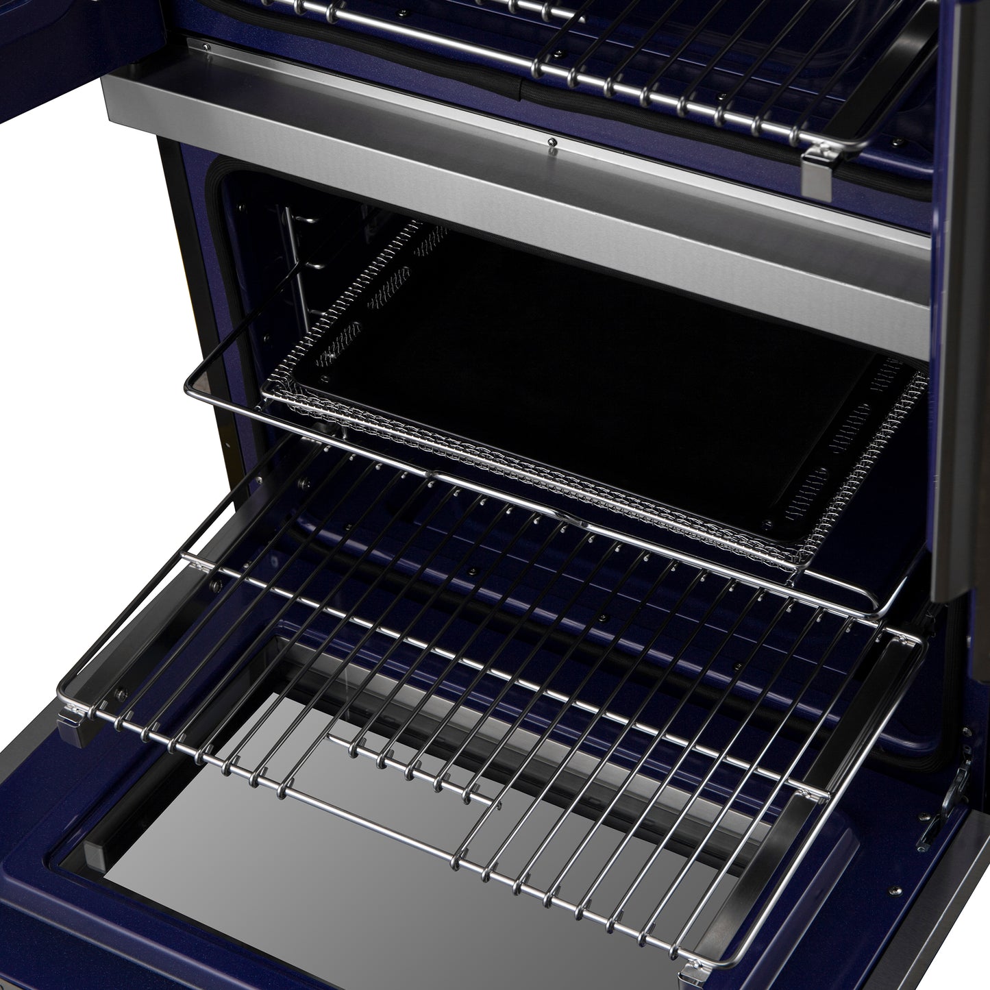 Four électrique double porte française Forno Gallico de 30 pouces, acier inoxydable, cuisson par convection, panneau de commande tactile, fonction autonettoyante