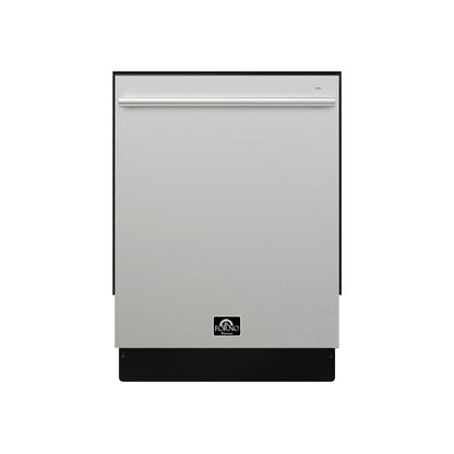 Lave-vaisselle encastrable Forno Romano de 24 pouces, finition en acier inoxydable, cuve en acier inoxydable, 49 dBA, certifié Energy Star