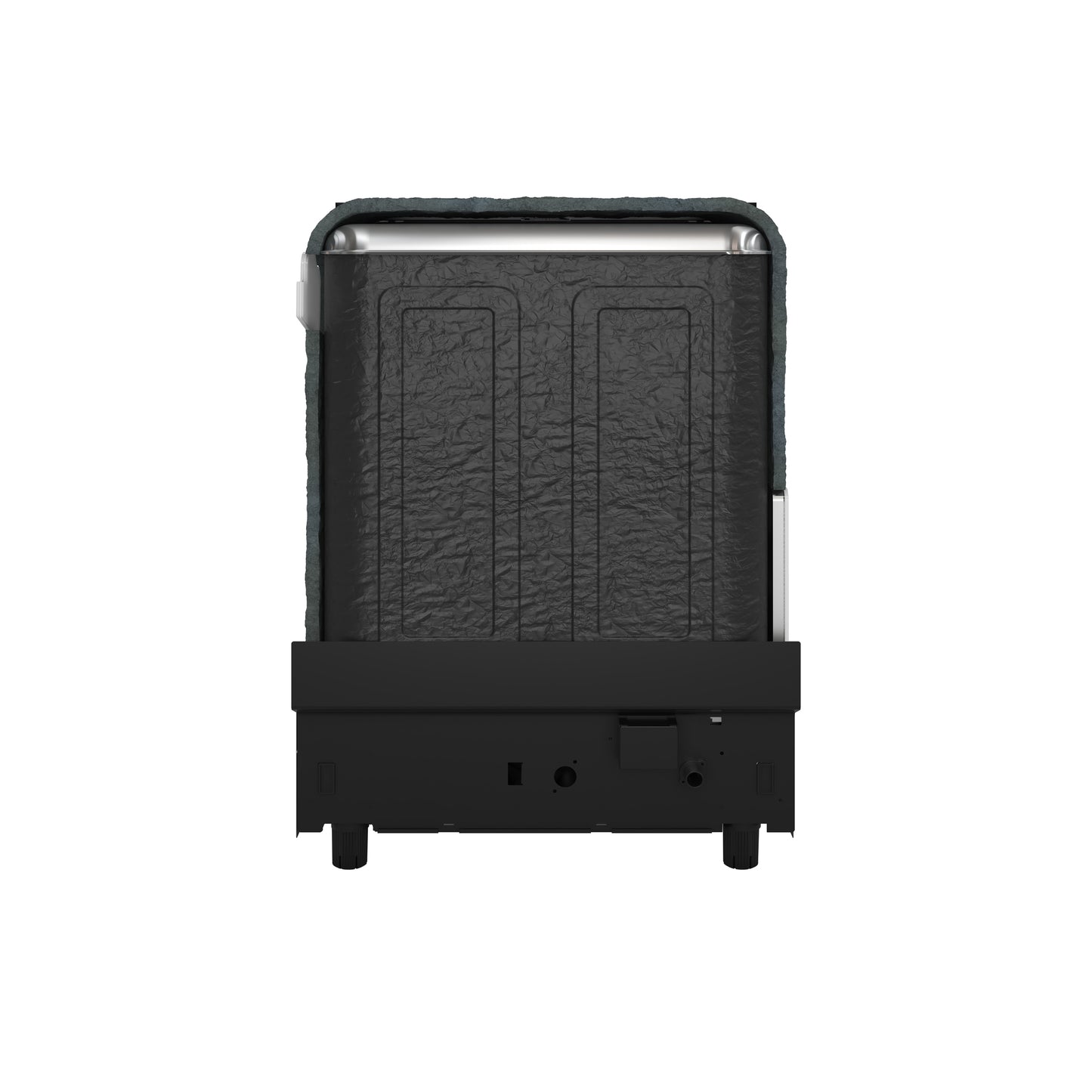 Lavavajillas Forno Pozzo de 24 pulgadas, empotrado, de tina alta, con control superior, color negro, 49 dBA, con sensor de suciedad, certificación ENERGY STAR