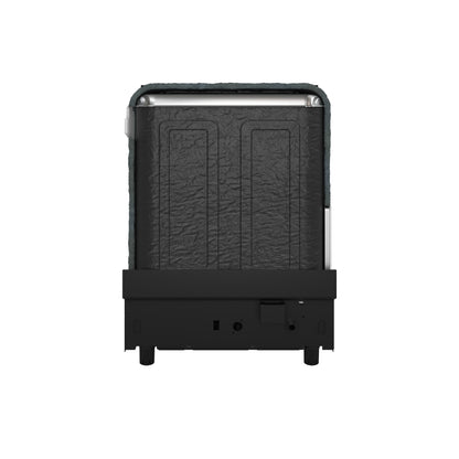 Lavavajillas Forno Pozzo de 24 pulgadas, empotrado, de tina alta, con control superior, color negro, 49 dBA, con sensor de suciedad, certificación ENERGY STAR