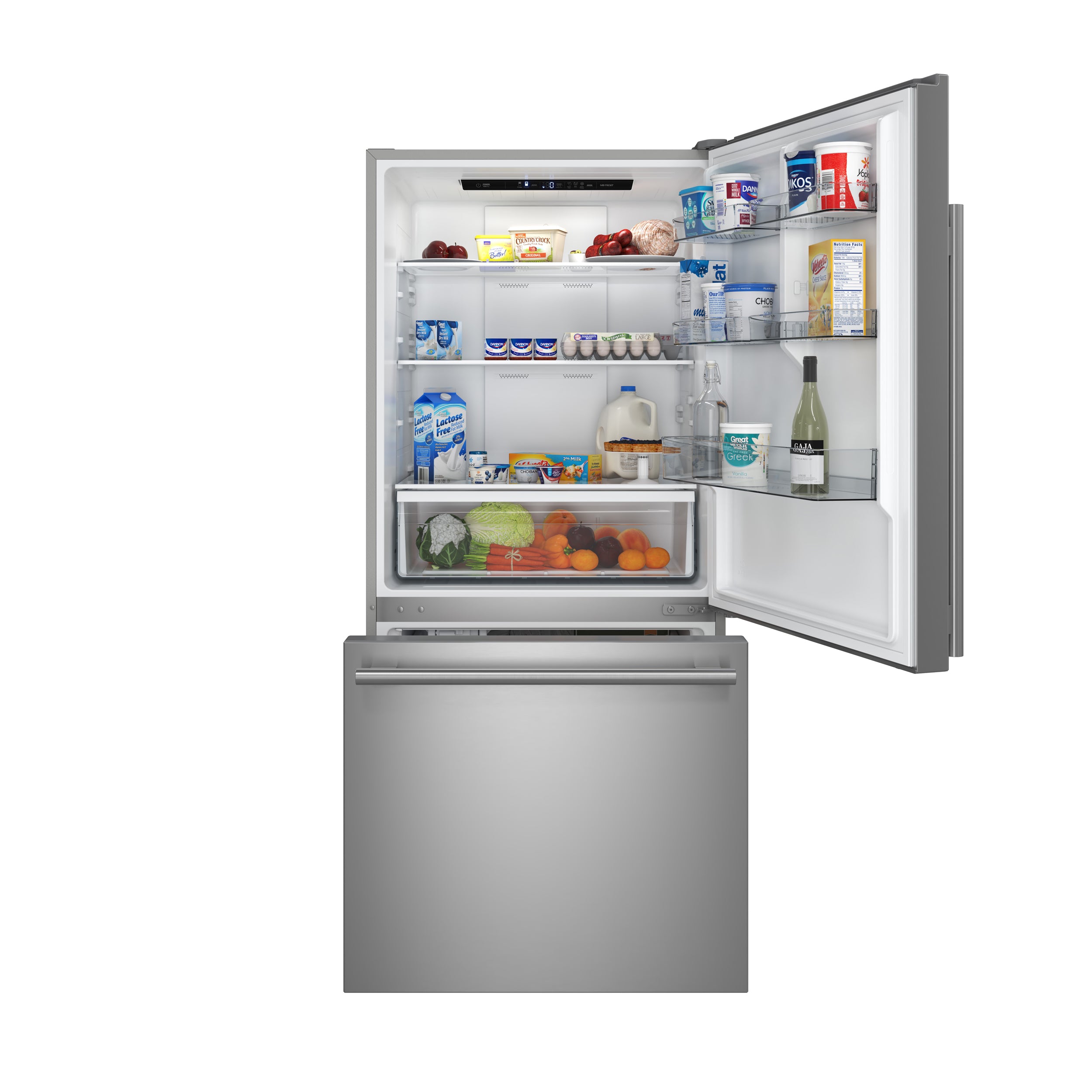 Forno Milano 2-Piece 62-Inch Freestanding Dual Bottom Freezer