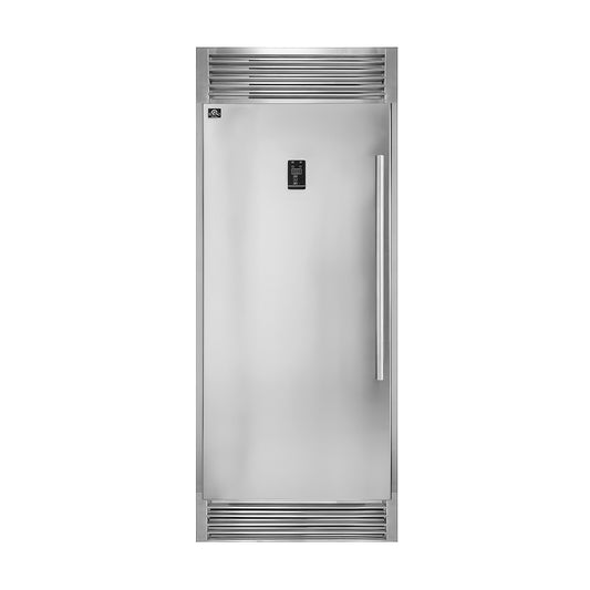 Congelador vertical convertible Forno Rizzuto de 28 pulgadas, 32 pulgadas de ancho, apertura a la izquierda, parrilla decorativa, certificación ENERGY STAR