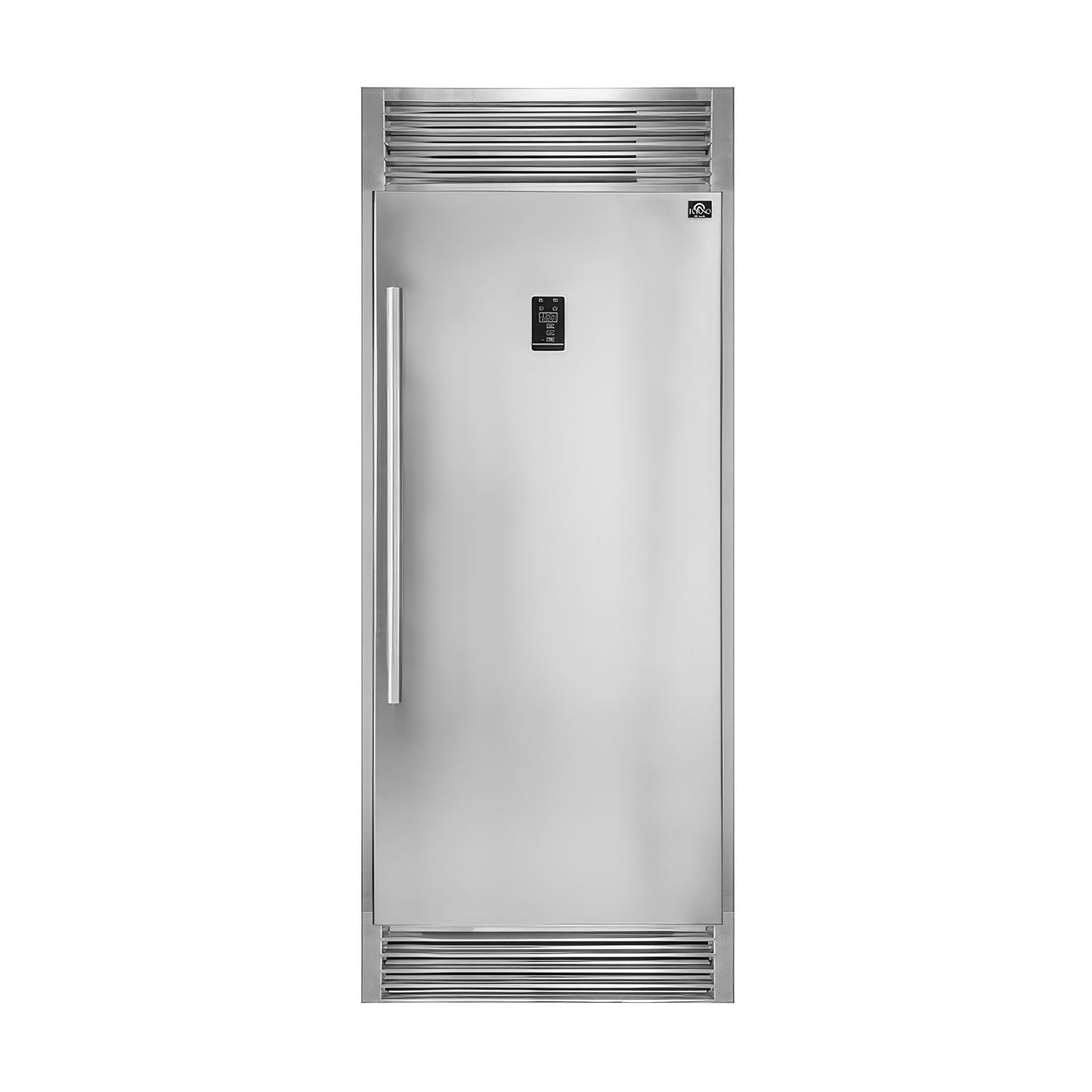 Refrigerador vertical convertible Forno Rizzuto de 28 pulgadas, 32 pulgadas de ancho, apertura a la derecha, parrilla decorativa, certificación ENERGY STAR