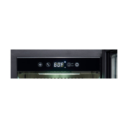 Gabinete de maduración en seco Forno Asciutto de 16 pulgadas, acero inoxidable 304, 2.65 pies cúbicos, iluminación LED, estantes ajustables