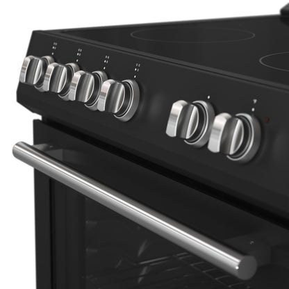 Forno Leonardo Espresso 30-Inch Black Electric Range, True Convection, Energy Efficient - Forno Appliances