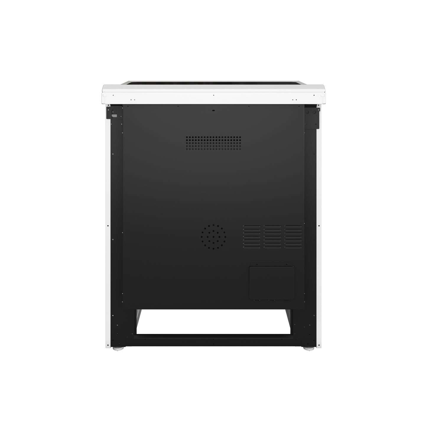 FORNO 2-Piece White Kitchen Bundle - 30" Electric Range and 36" Bottom Freezer Refrigerator - Forno Appliances