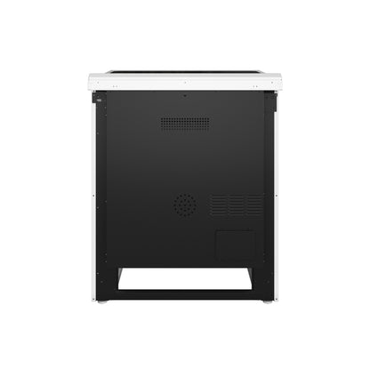 FORNO 2-Piece White Kitchen Bundle - 30" Electric Range and 36" Bottom Freezer Refrigerator - Forno Appliances