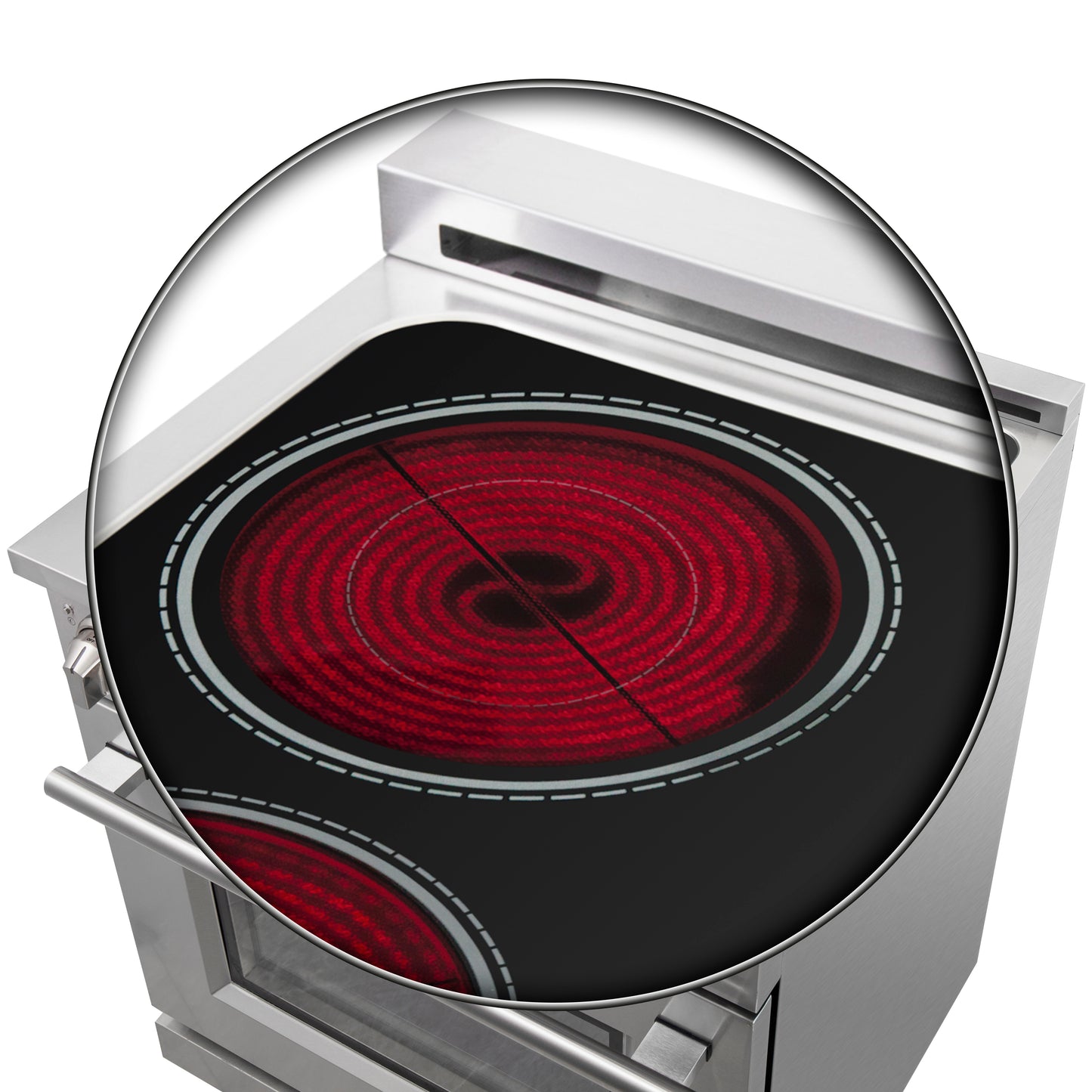 Cocina eléctrica independiente Forno Massimo de 30 pulgadas, horno de convección real