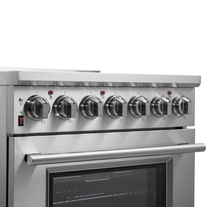 Cocina eléctrica independiente Forno Massimo de 30 pulgadas, horno de convección real