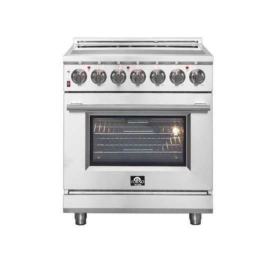Cocina eléctrica independiente Forno Massimo de 30 pulgadas, horno de convección real