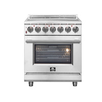 Cuisinière électrique autoportante Forno Massimo de 30 pouces, four à convection véritable