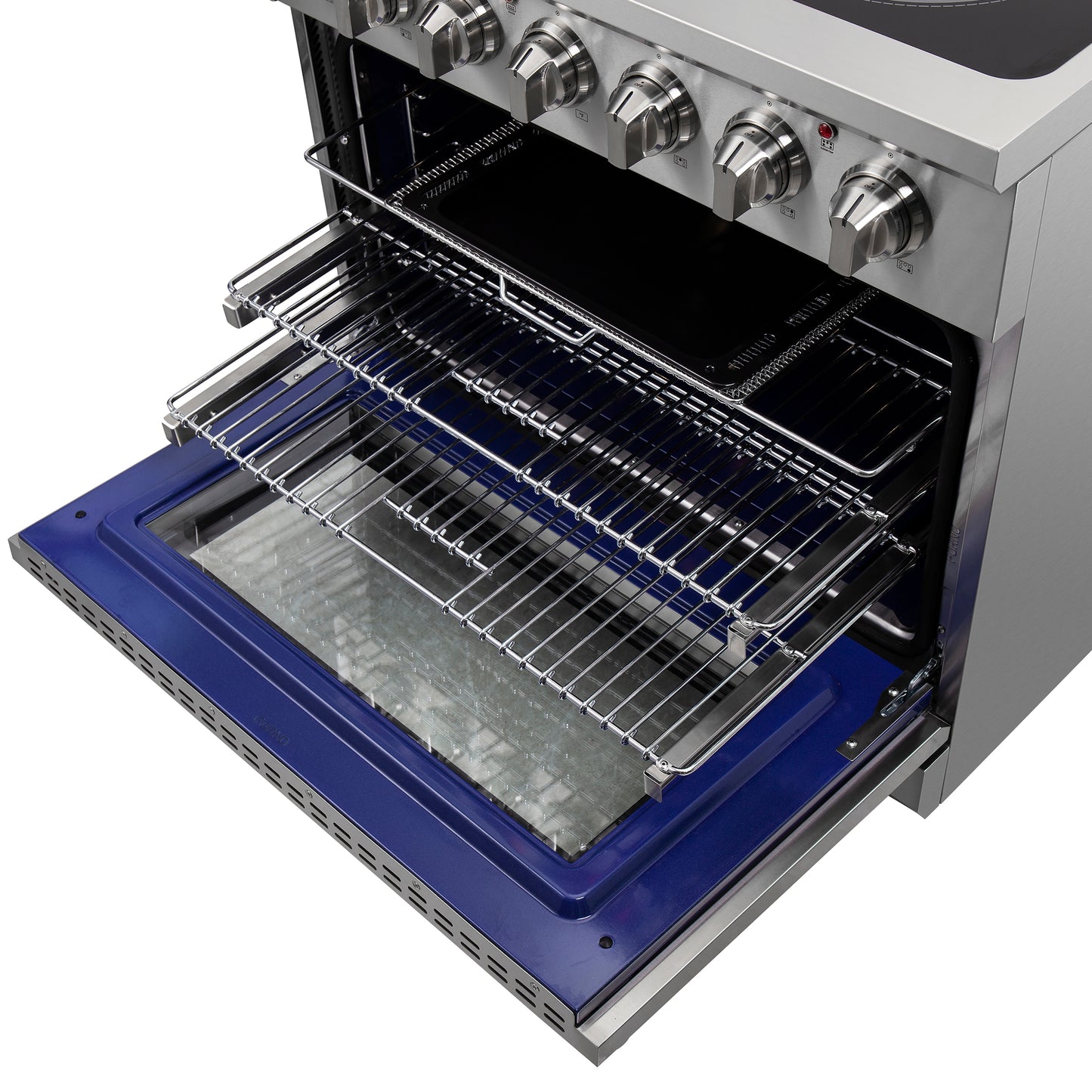 Cocina eléctrica independiente Forno Massimo de 36 pulgadas con puerta de chef y horno de convección real