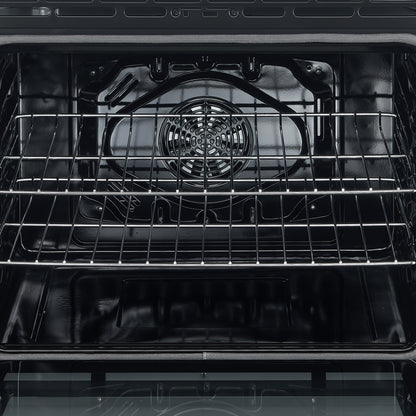 Cuisinière électrique noire Forno Leonardo Espresso de 30 pouces, convection véritable, écoénergétique