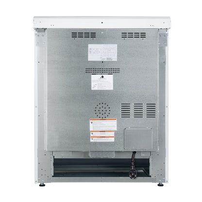 Cocina eléctrica blanca Forno Leonardo Espresso de 30 pulgadas, convección real, eficiencia energética