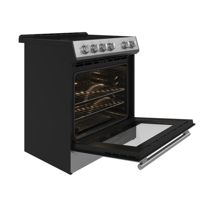 Cocina eléctrica Forno Leonardo Espresso de acero inoxidable de 30 pulgadas, convección real, eficiencia energética