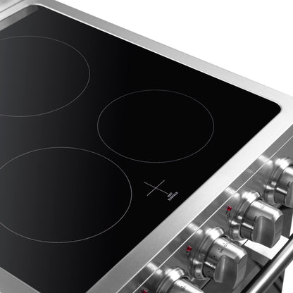 Cocina eléctrica independiente Forno Pallerano de 20 pulgadas, versión para Canadá, enchufe y cable incluidos