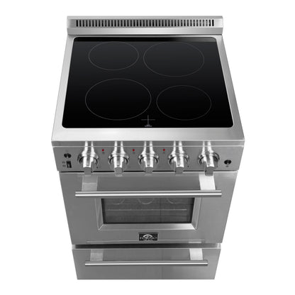Forno Loiano 24-Inch Freestanding Electric Range, Canada Version, No Rotisserie Function, Plug and Cord Included - Forno Appliances