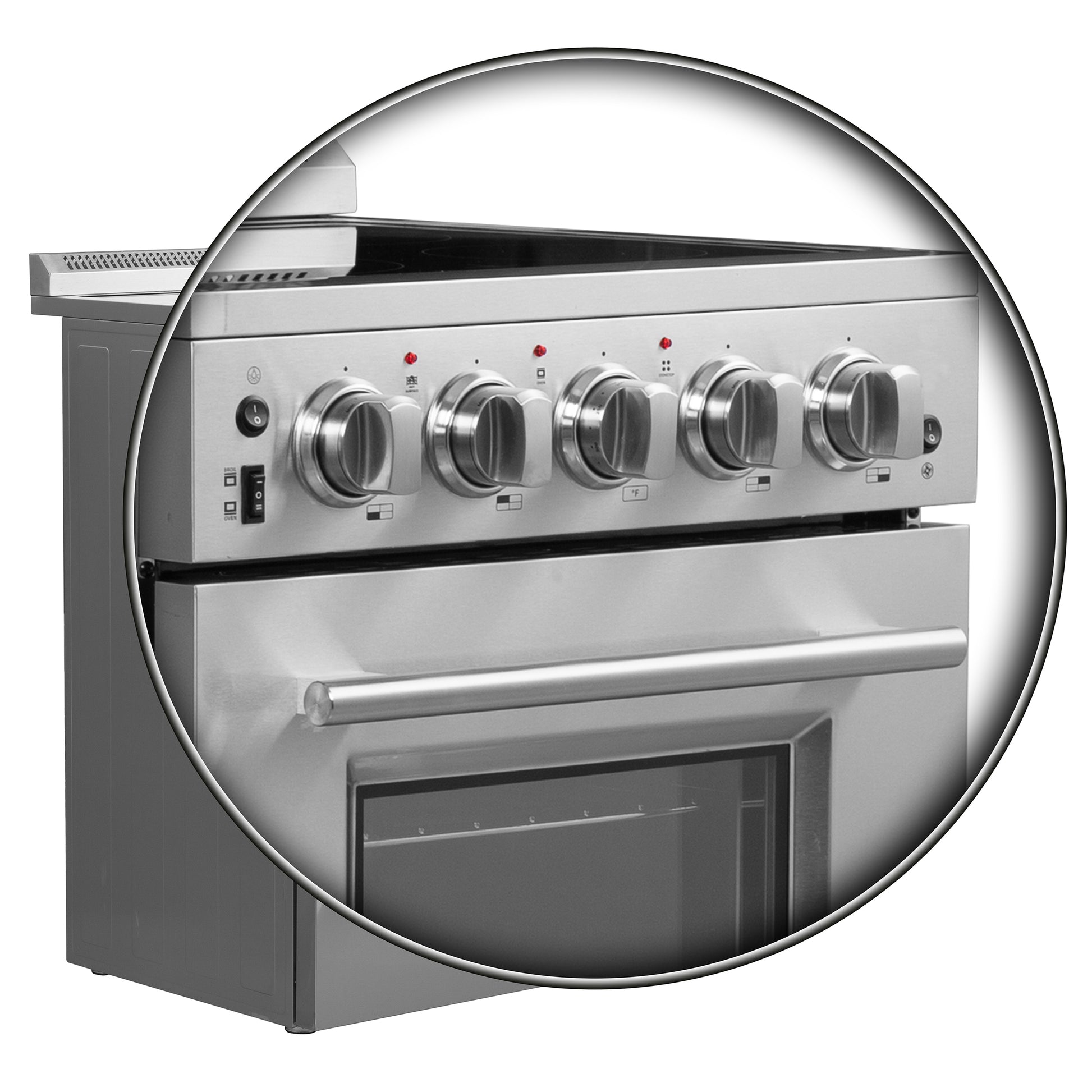 Forno Loiano 24-Inch Freestanding Electric Range, Canada Version, No Rotisserie Function, Plug and Cord Included - Forno Appliances