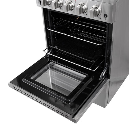 Forno Loiano 24-Inch Freestanding Electric Range, Canada Version, No Rotisserie Function, Plug and Cord Included - Forno Appliances