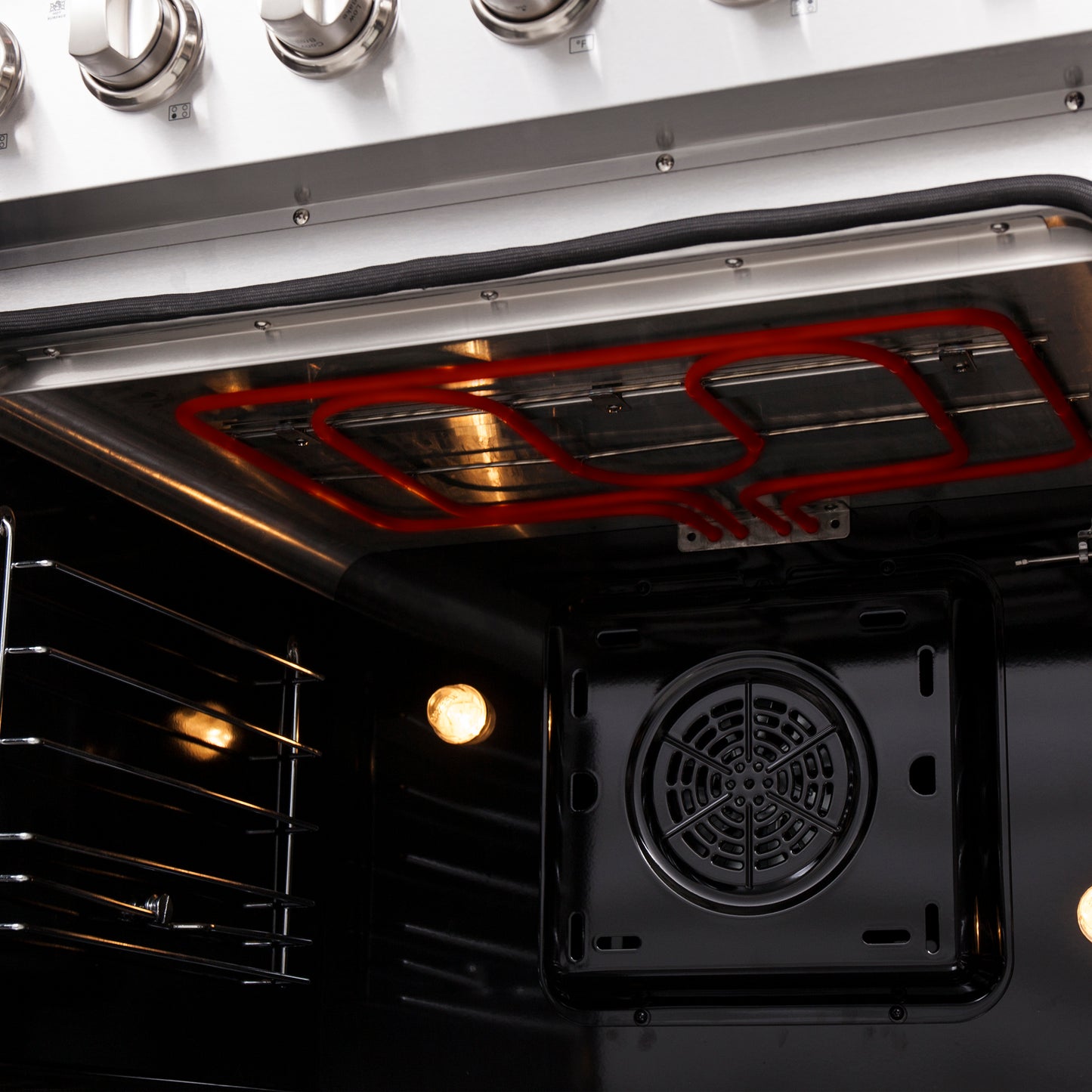 Cocina eléctrica independiente Forno Galiano de 30 pulgadas con puerta francesa, convección real y eficiencia energética