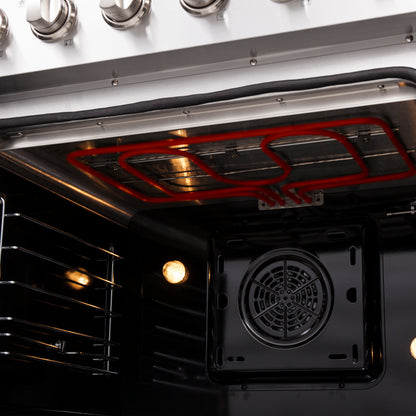 Cocina eléctrica independiente Forno Galiano de 30 pulgadas con puerta francesa, convección real y eficiencia energética