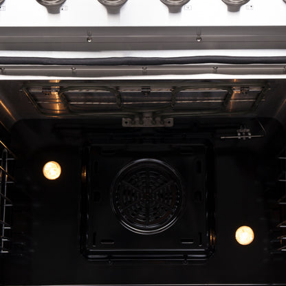 Cocina eléctrica independiente Forno Galiano de 30 pulgadas con puerta francesa, convección real y eficiencia energética