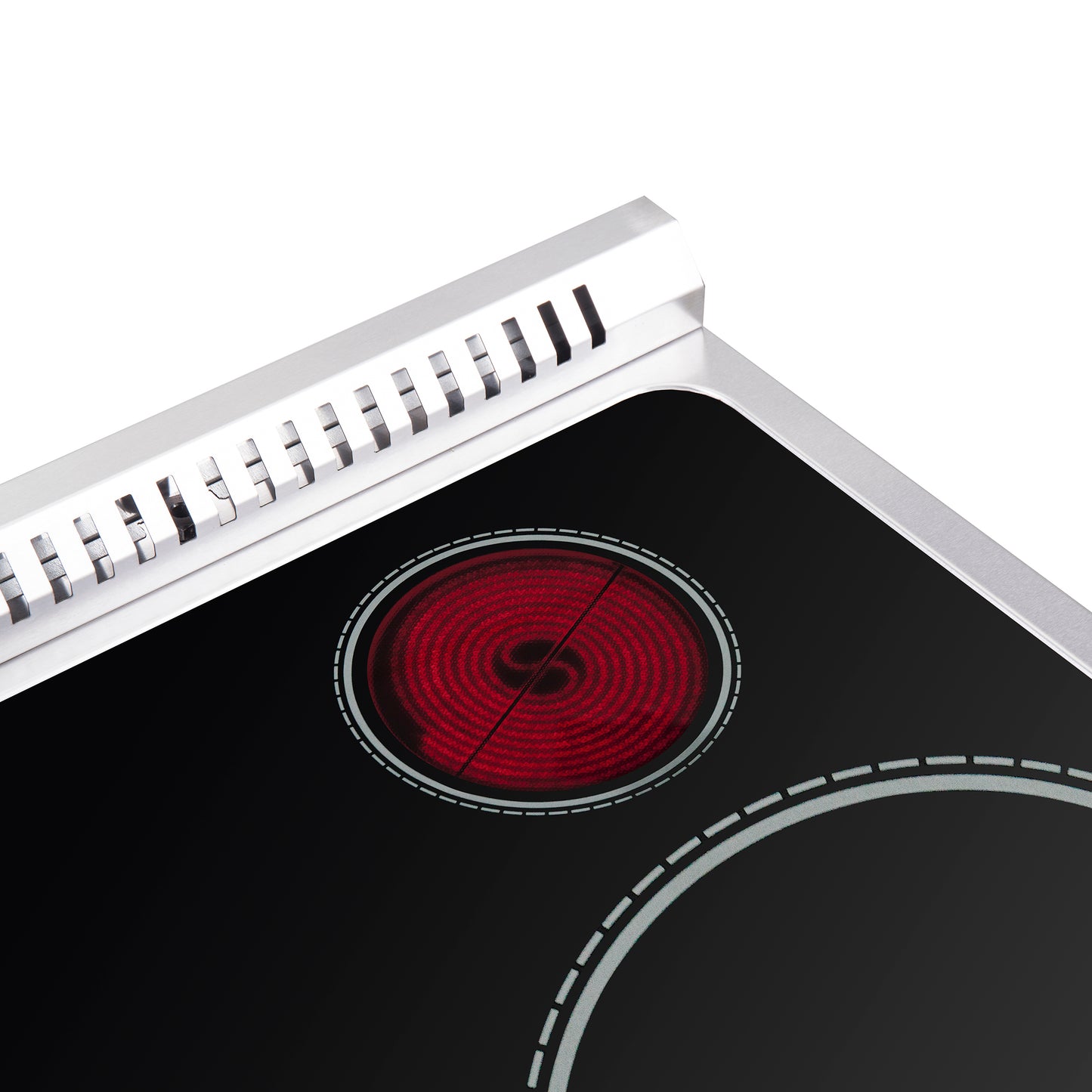 Cocina eléctrica independiente Forno Galiano de 30 pulgadas con puerta francesa, convección real y eficiencia energética