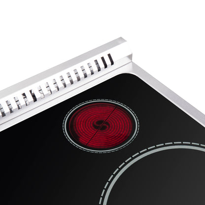 Cocina eléctrica independiente Forno Galiano de 30 pulgadas con puerta francesa, convección real y eficiencia energética