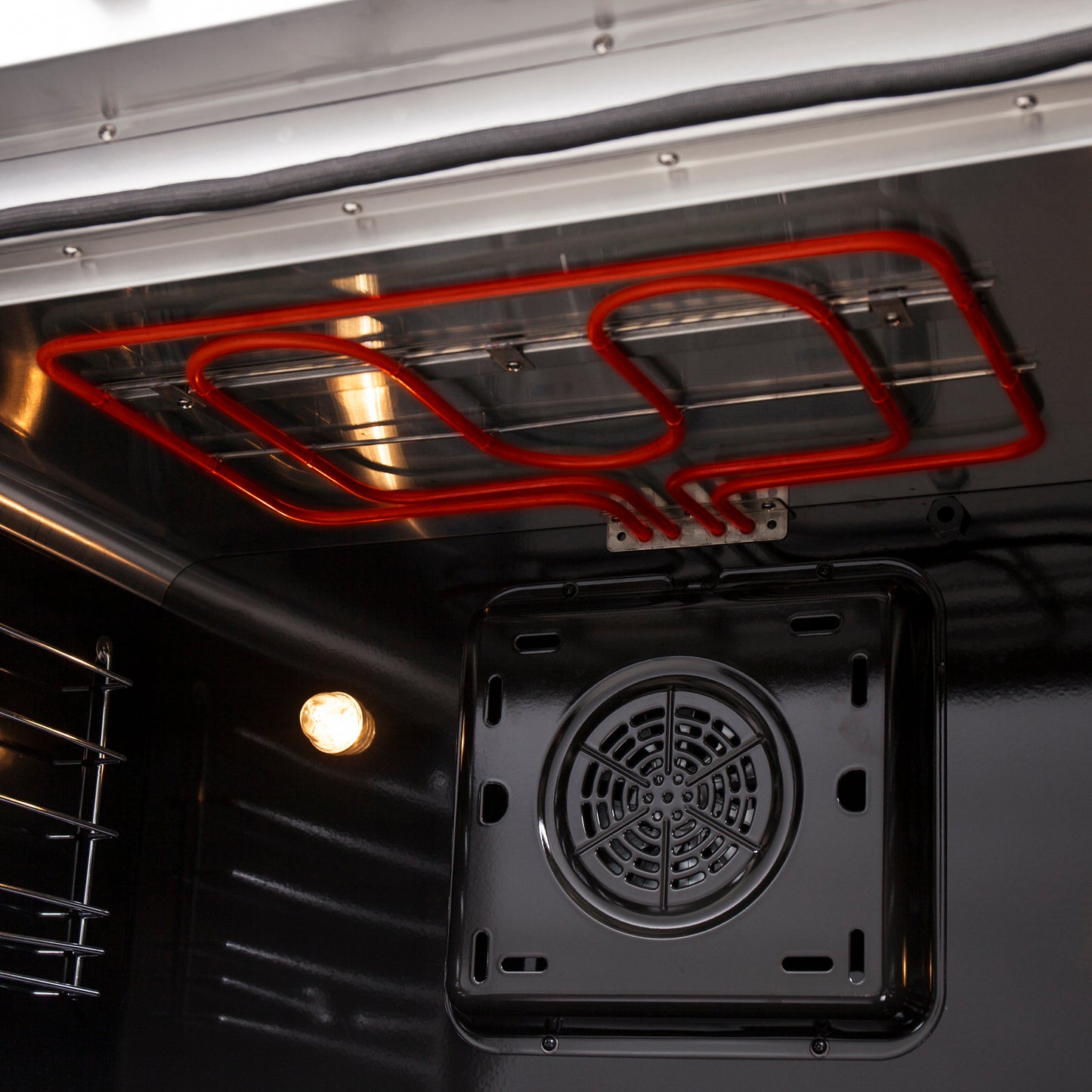 Cocina eléctrica independiente Forno Galiano de 36 pulgadas con puerta francesa, convección real y eficiencia energética