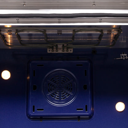 Cocina eléctrica independiente Forno Massimo de 36 pulgadas con puerta francesa y horno de convección real