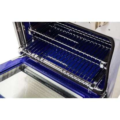 Cocina independiente de combustible dual Forno Massimo de 48 pulgadas, 8 quemadores y horno de convección doble