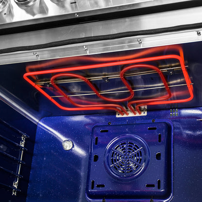 Cuisinière bi-énergie autonome Forno Massimo de 36 pouces, 6 brûleurs, fours à double convection