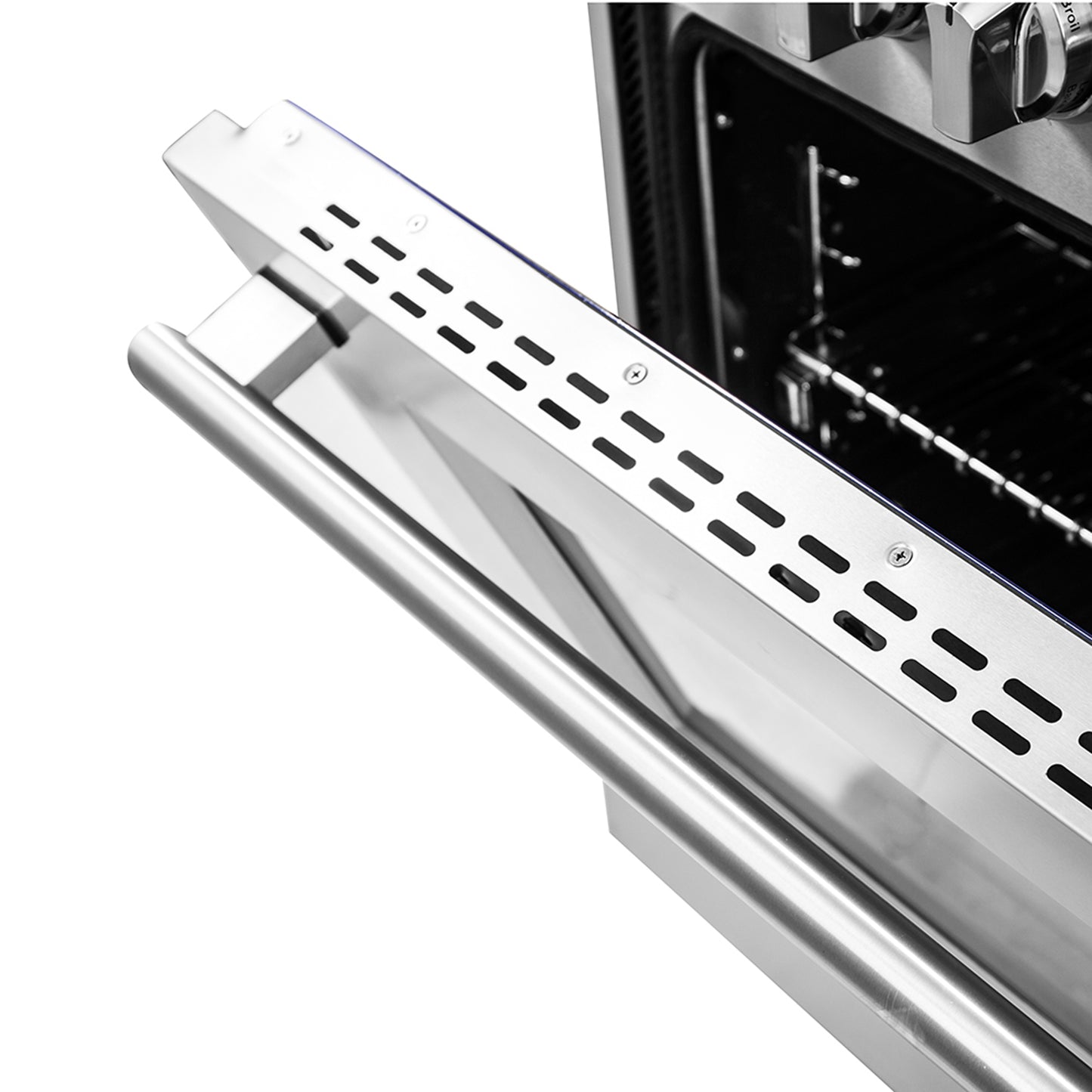 Cocina independiente de combustible dual Forno Massimo de 48 pulgadas, 8 quemadores y horno de convección doble