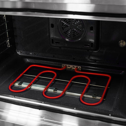 Cocina independiente de combustible dual Forno Galiano de 60 pulgadas, 10 quemadores y horno de convección doble