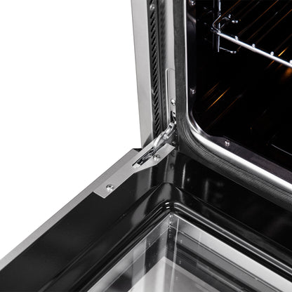 Cocina independiente de combustible dual Forno Galiano de 60 pulgadas, 10 quemadores y horno de convección doble