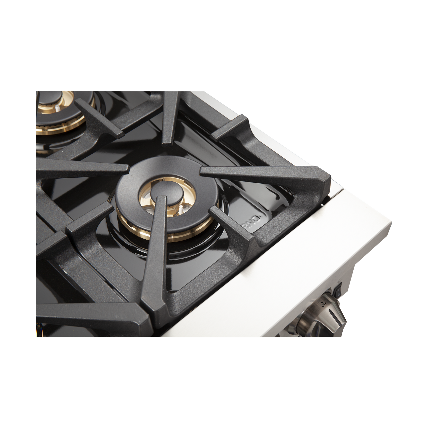 Cocina independiente de combustible dual Forno Capriasca de 36 pulgadas, 6 quemadores y horno de convección real