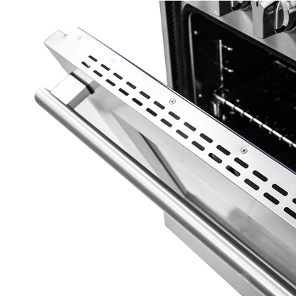 Cocina a gas independiente Forno Massimo de 36 pulgadas, 6 quemadores sellados, horno de convección, de bajo consumo