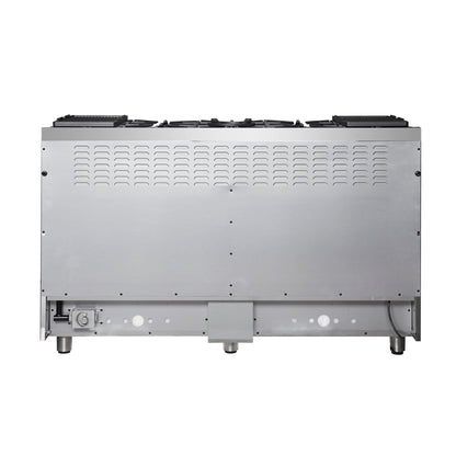 Cuisinière à gaz autonome Forno Massimo de 60 pouces, 10 brûleurs, four à convection véritable