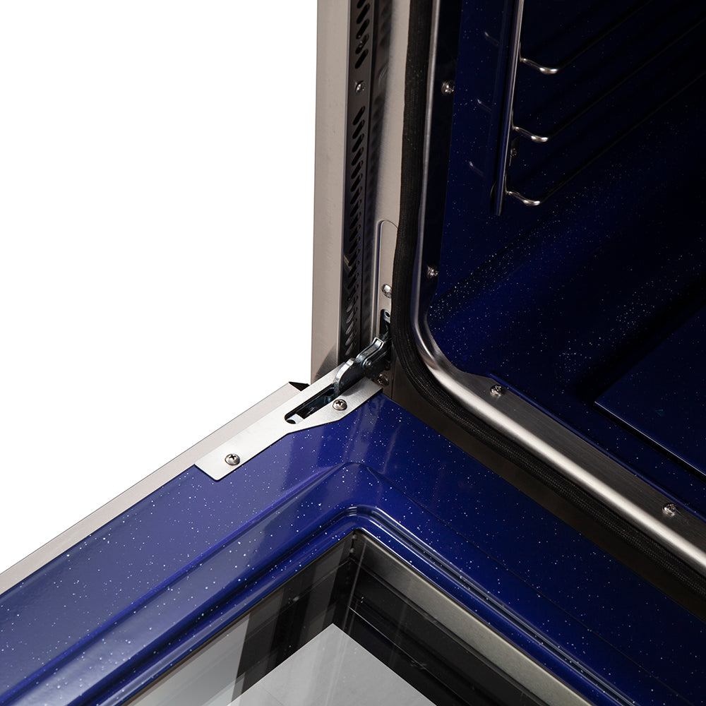 Cocina a gas independiente Forno Capriasca de 30 pulgadas, 4 quemadores y horno de convección real