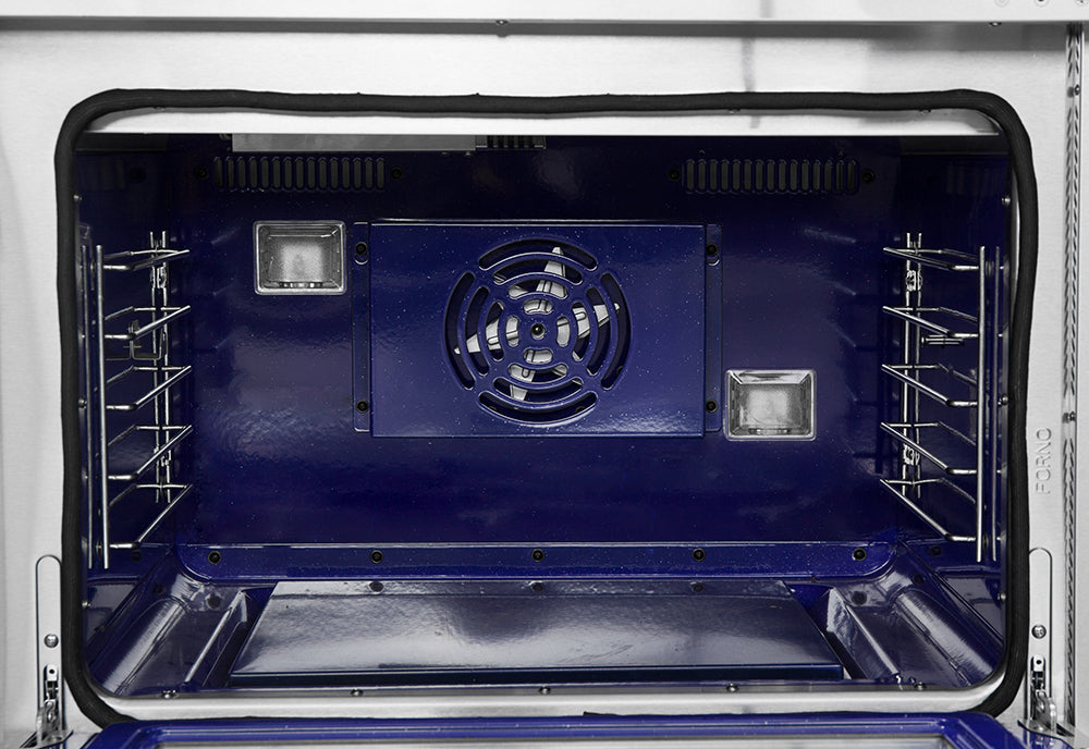 Cocina a gas independiente Forno Capriasca de 30 pulgadas, 4 quemadores y horno de convección real