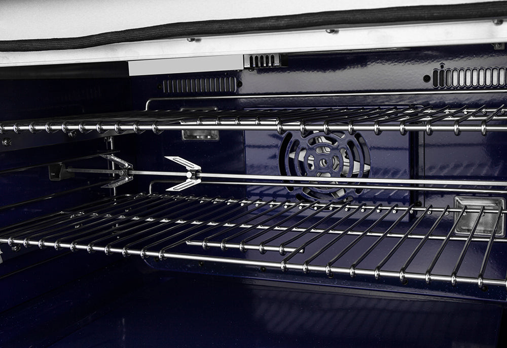 Cocina a gas independiente Forno Capriasca de 30 pulgadas, 4 quemadores y horno de convección real