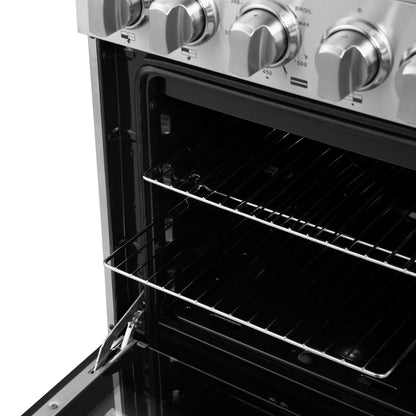 Cuisinière à gaz autonome Forno Lamazze de 20 pouces, design compact et écoénergétique