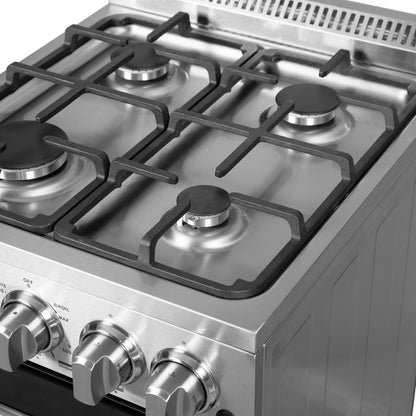 Cuisinière à gaz autonome Forno Lamazze de 20 pouces, design compact et écoénergétique